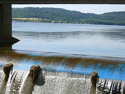 Auslauf Stausee Kelbra