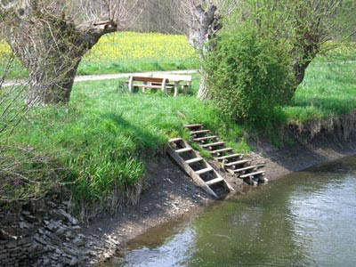 Ausstiegsstelle am Bodewehr Rothenförde Ausstiegsstelle am Bodewehr Rothenförde