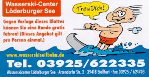 Wasserski L&ouml;derburger See