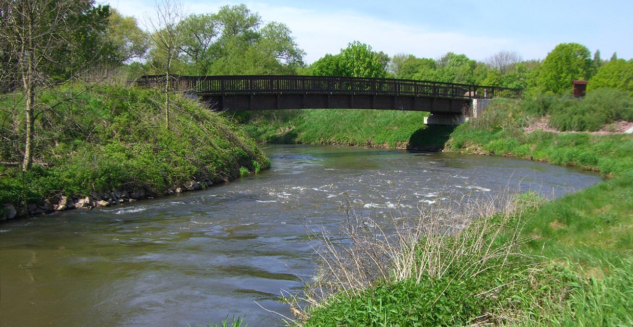 Elsterbr&uuml;cke Radweg