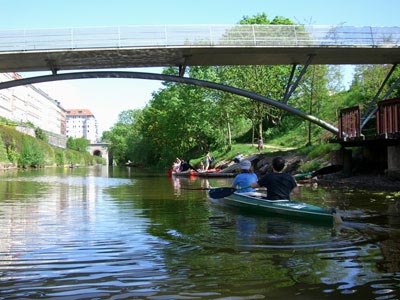 Paddeltour auf Leipzigs Gew&auml;ssern