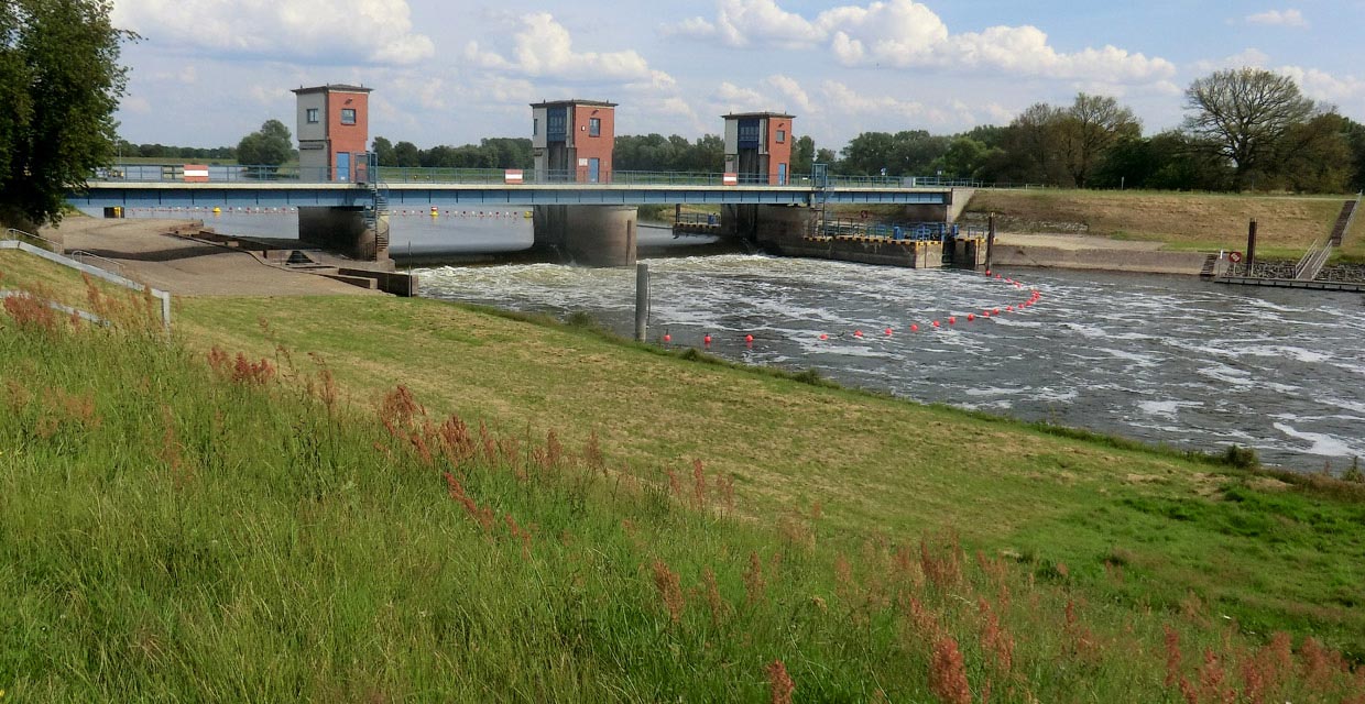Wehr Gnevsdorf im Gnevsdorfer Vorfluter