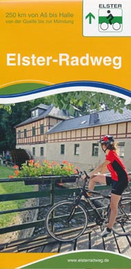 Elsterradweg von der Quelle bei As in Tschechien bis zur M&uuml;ndung in die Saale