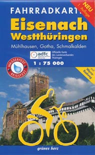 Fahrradkarte Eisenach Westthüringen Fahrradkarte Eisenach Westthüringen