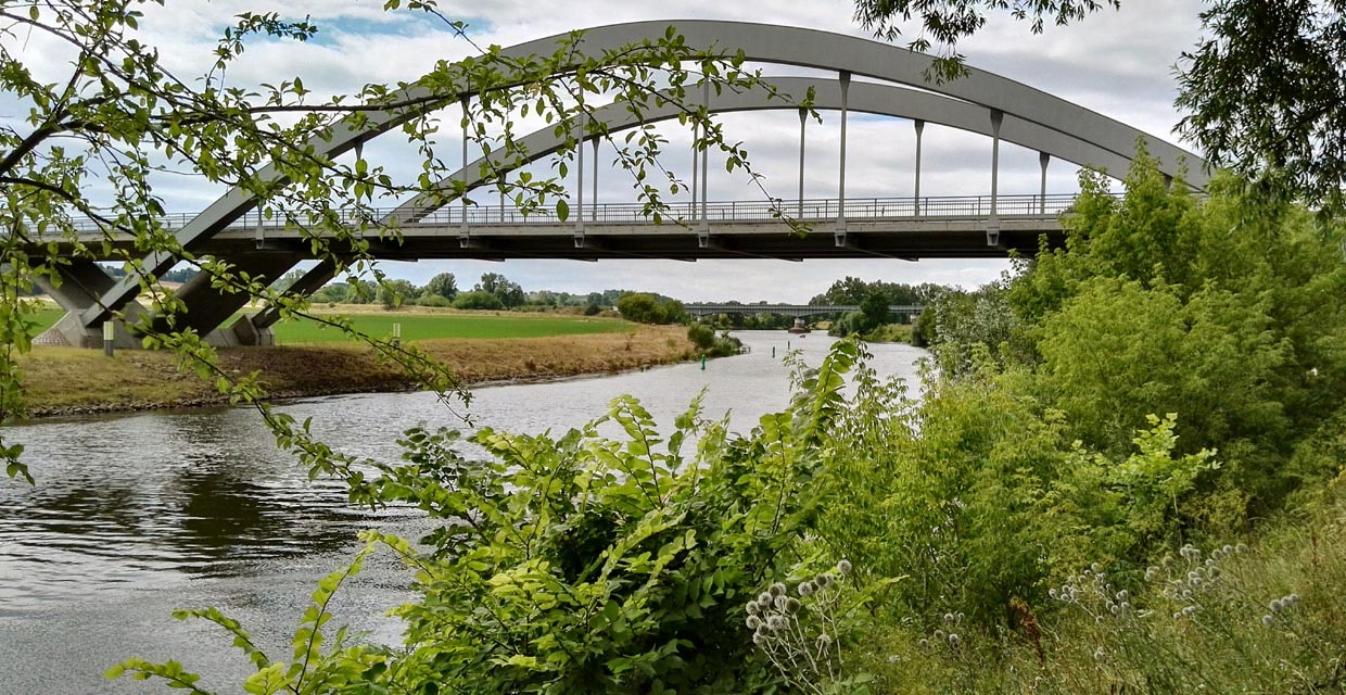 Saale-Kilometrierung