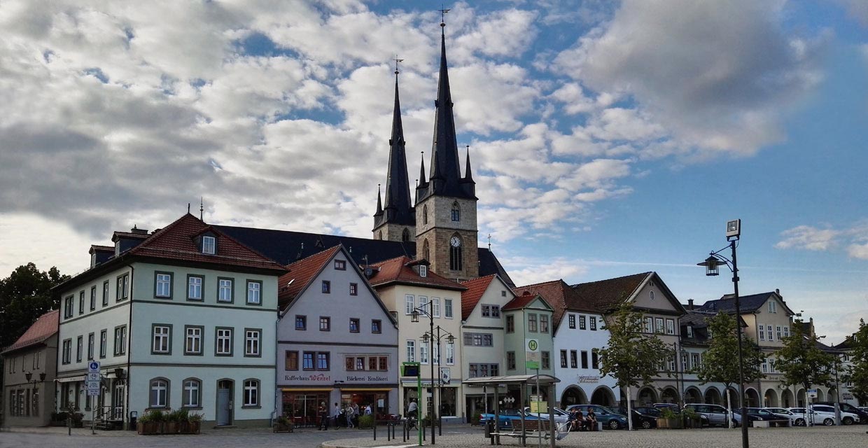 Marktplatz in Saalfeld