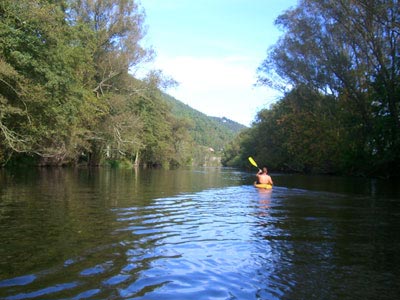 Paddler bei Uhlstädt