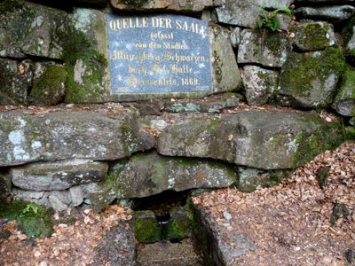 Saalequelle bei Zell im Fichtelgebirge