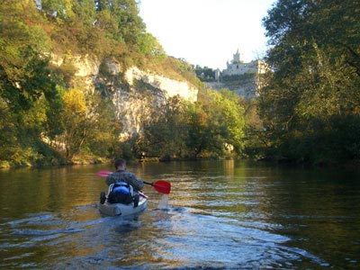Saaleck Blick zur Rudelsburg