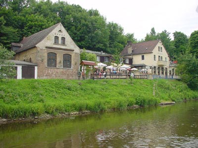 Blick zum Alten Felsenkeller