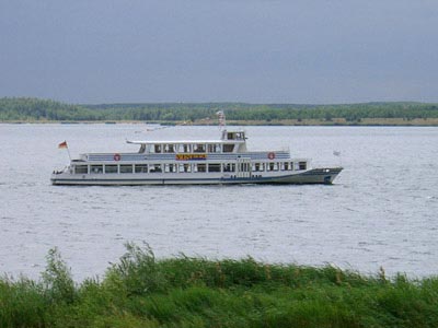 MS Vineta auf der Goitzsche