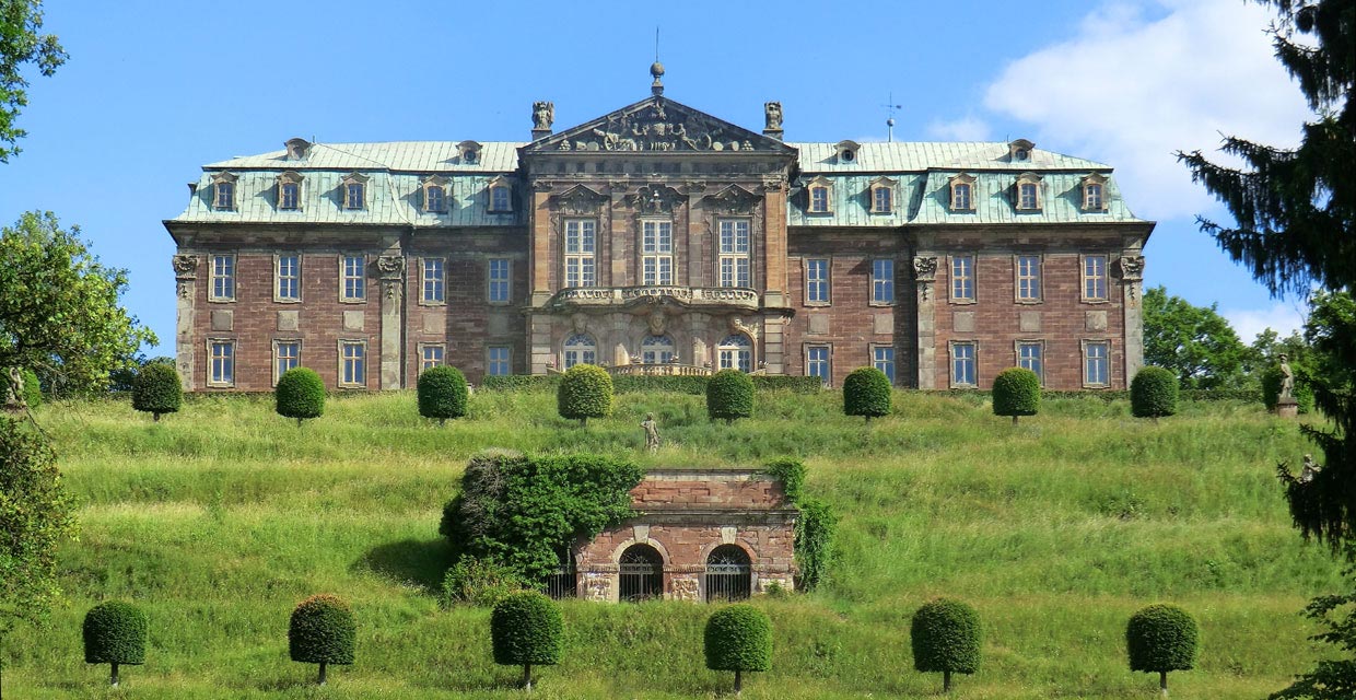 Schloss Burgscheidungen &uuml;ber der Unstrut
