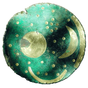 Himmelsscheibe von Nebra Foto: LDA Halle Juraj Litak