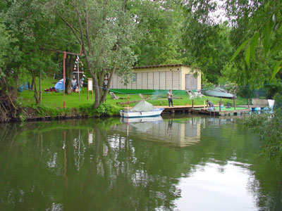 Gel&auml;nde vom Kanuclub Laucha