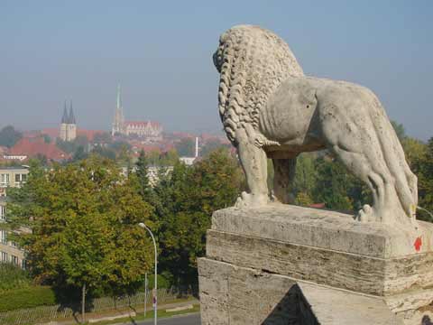 Blick auf Mühlhausen