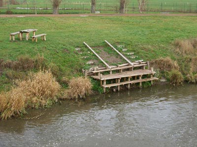 Einsatzstelle Br&uuml;cke Riethgen