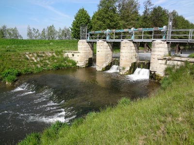Unstrutwehr bei Thamsbrück